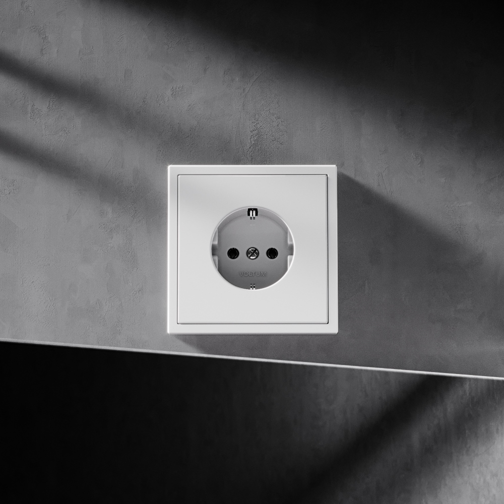 Рамка пластиковая Voltum S70 Белый матовый VLS100102 — изображение 3