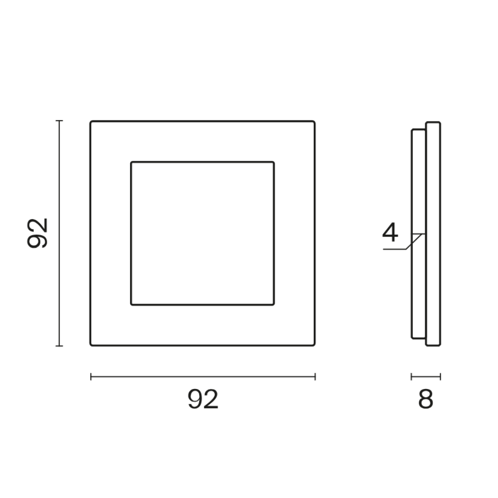 Рамка стеклянная Voltum S70 Белый матовый VLS110102 — изображение 3