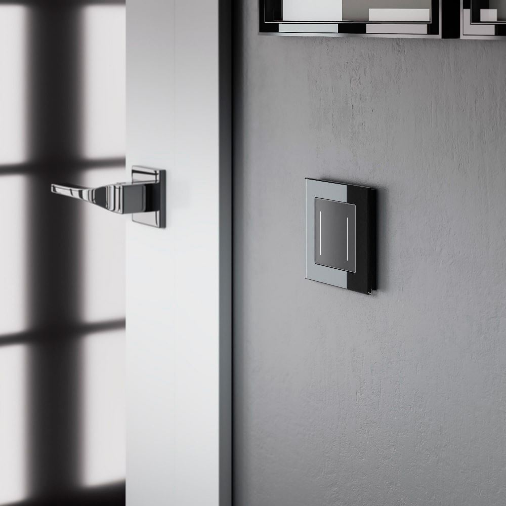 Рамка стеклянная Werkel Favorit на 1 пост Черный W0011108 — изображение 2