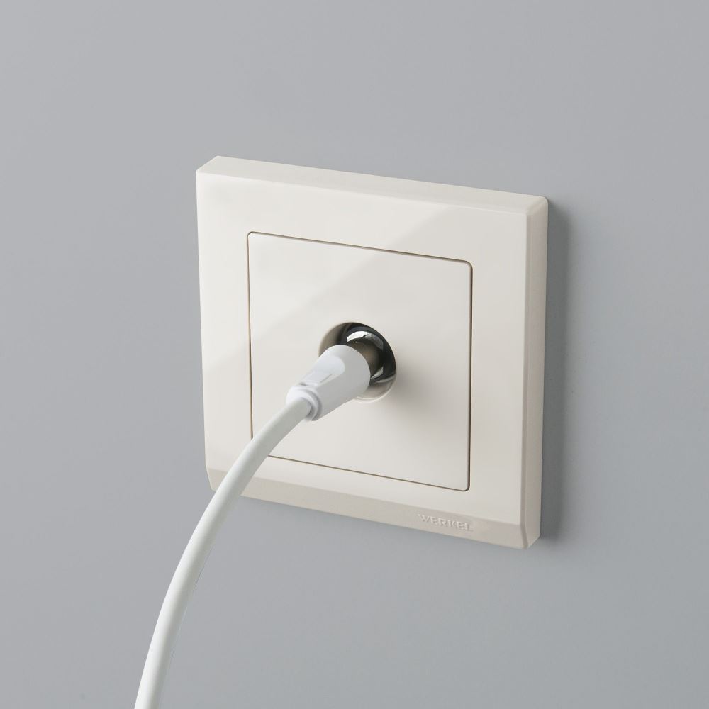 Рамка из поликарбоната Werkel Stark на 1 пост Слоновая кость W0011803 — изображение 2