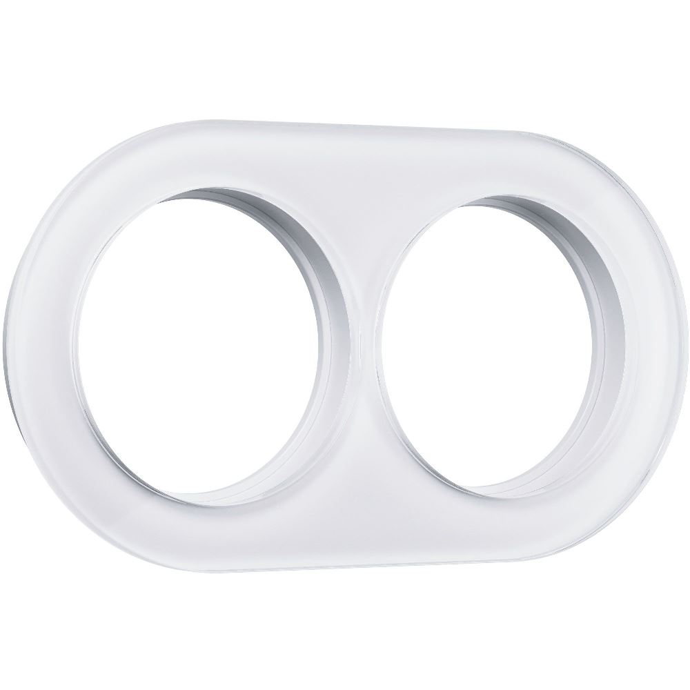 Рамка стеклянная Werkel на 2 поста Белый W0025101