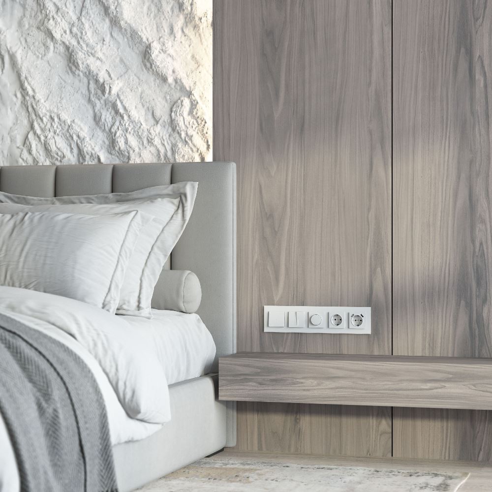 Рамка стеклянная Werkel Senso на 5 постов soft-touch Белый W0053101 — изображение 2