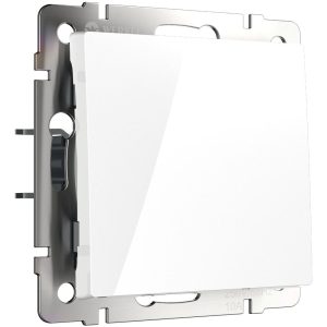 Выключатель одноклавишный встраиваемый перекрестный Werkel Белый W1113001