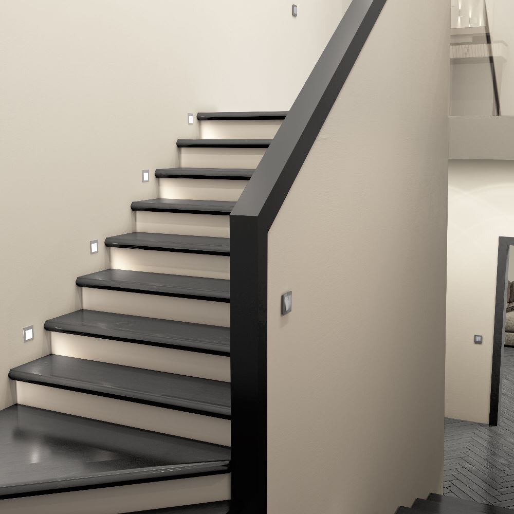 Выключатель двухклавишный встраиваемый перекрестный Werkel Cеребряный W1123008 — изображение 4