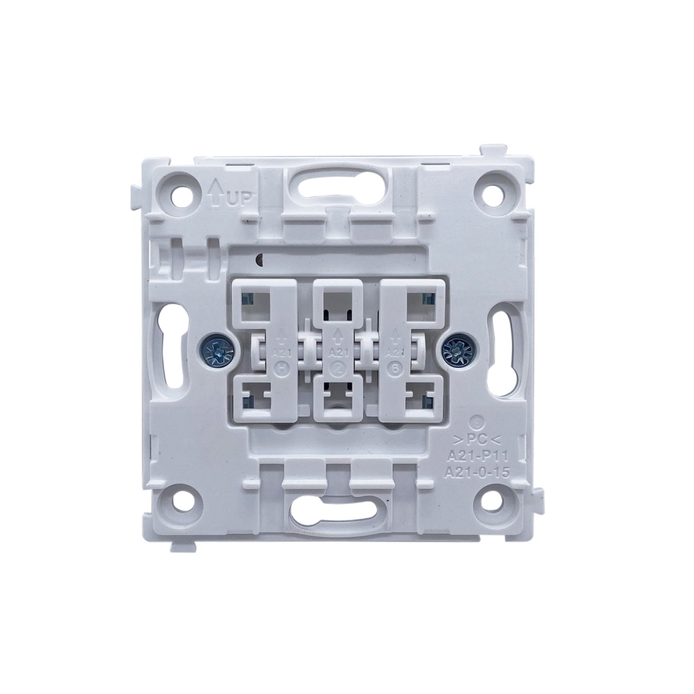 Выключатель трехклавишный встраиваемый Donel R98 с подсветкой Сталь матовая DA03103-DA28337 — изображение 5
