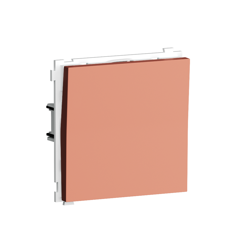 Выключатель одноклавишный встраиваемый Donel R98 Коралл матовый DA10100-DA29645