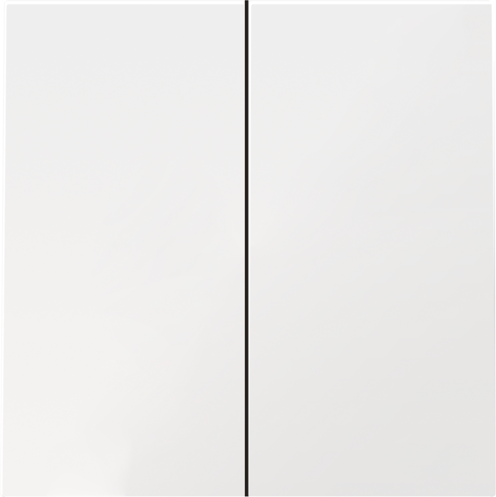 Выключатель двухклавишный встраиваемый Donel R98 Белый глянцевый DA10500-DA29503 — изображение 2