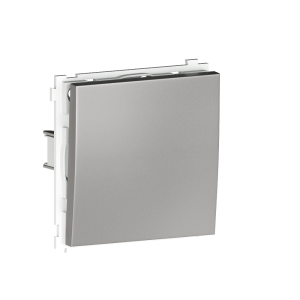 Выключатель одноклавишный встраиваемый перекрестный Donel R98 Metal Благородная сталь DA10700-DA296ES