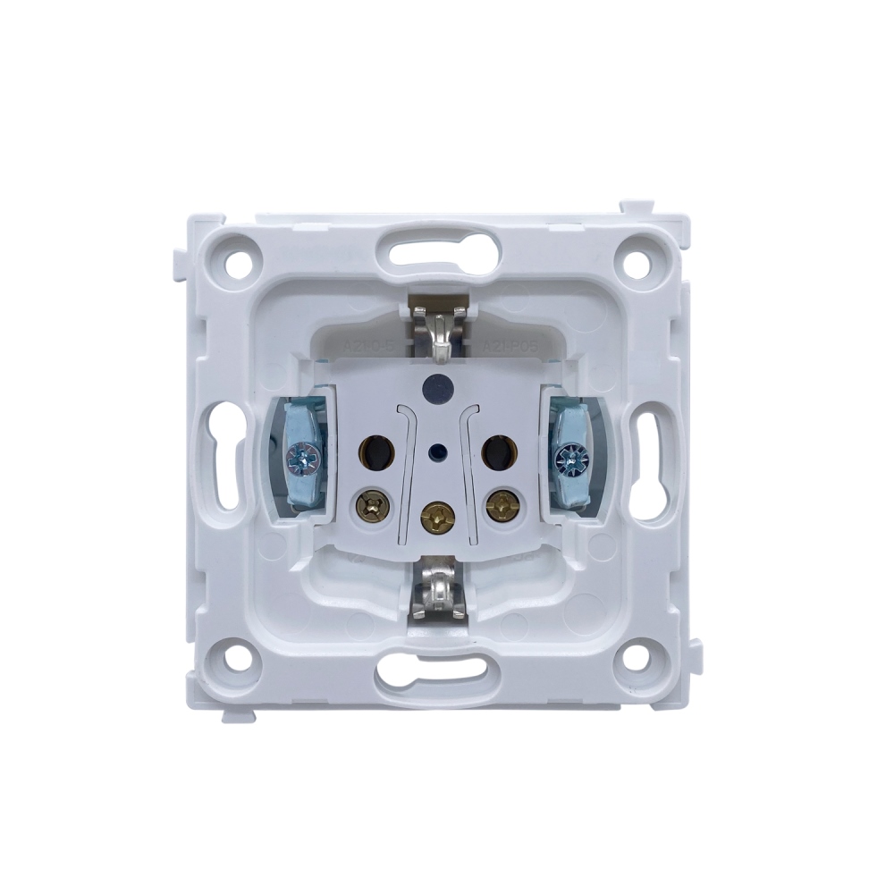 Розетка встраиваемая Donel R98 Schuko с крышкой и заземлением на винтах Сталь матовая DA18800-DA45437 — изображение 6