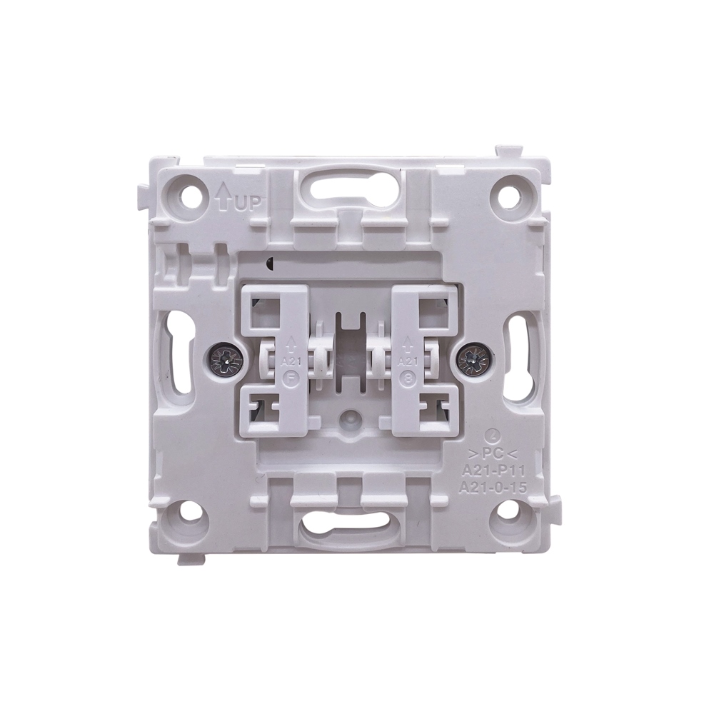 Выключатель двухклавишный встраиваемый Donel R98 звонкового типа Карбон матовый DA25100-DA29530 — изображение 5