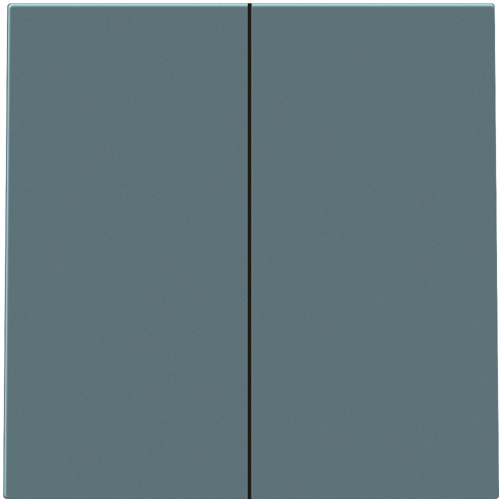 Выключатель двухклавишный встраиваемый Donel R98 звонкового типа Изумруд матовый DA25100-DA29539 — изображение 2