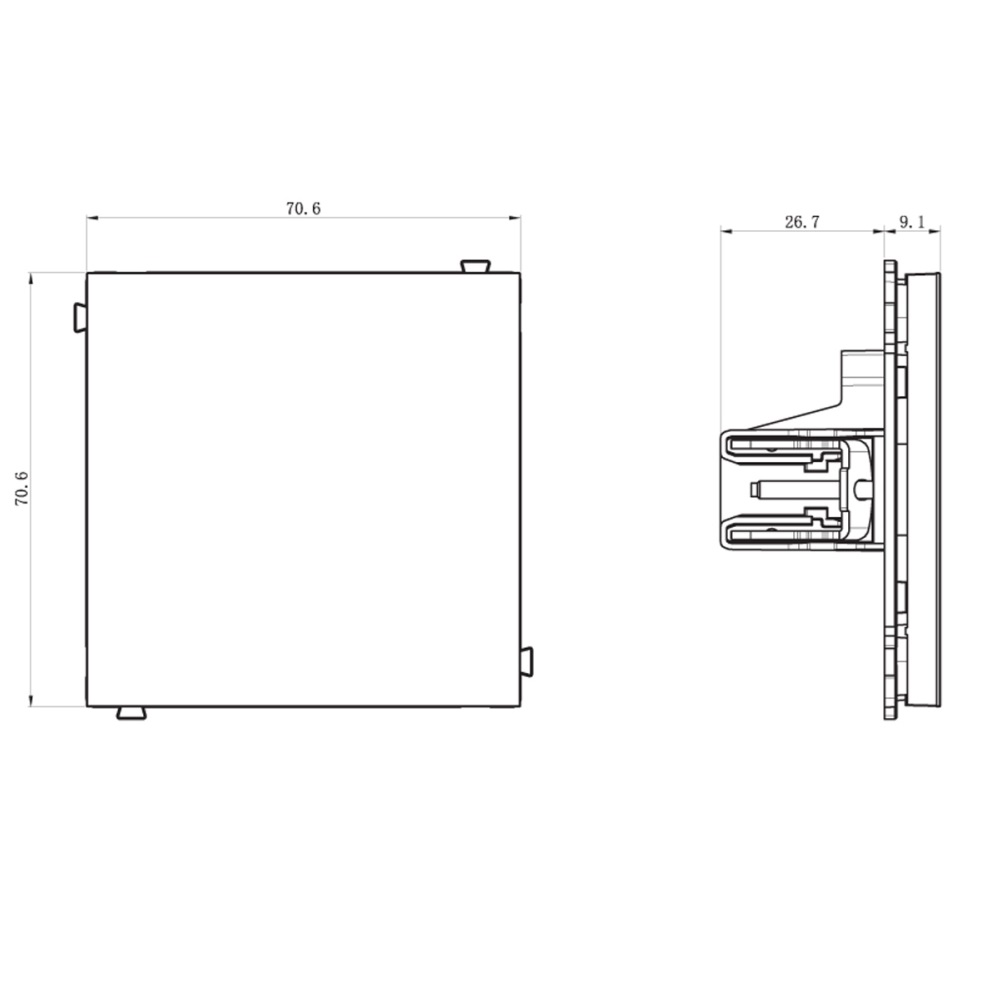 Заглушка Donel R98 Белый глянцевый DA26803 — изображение 3