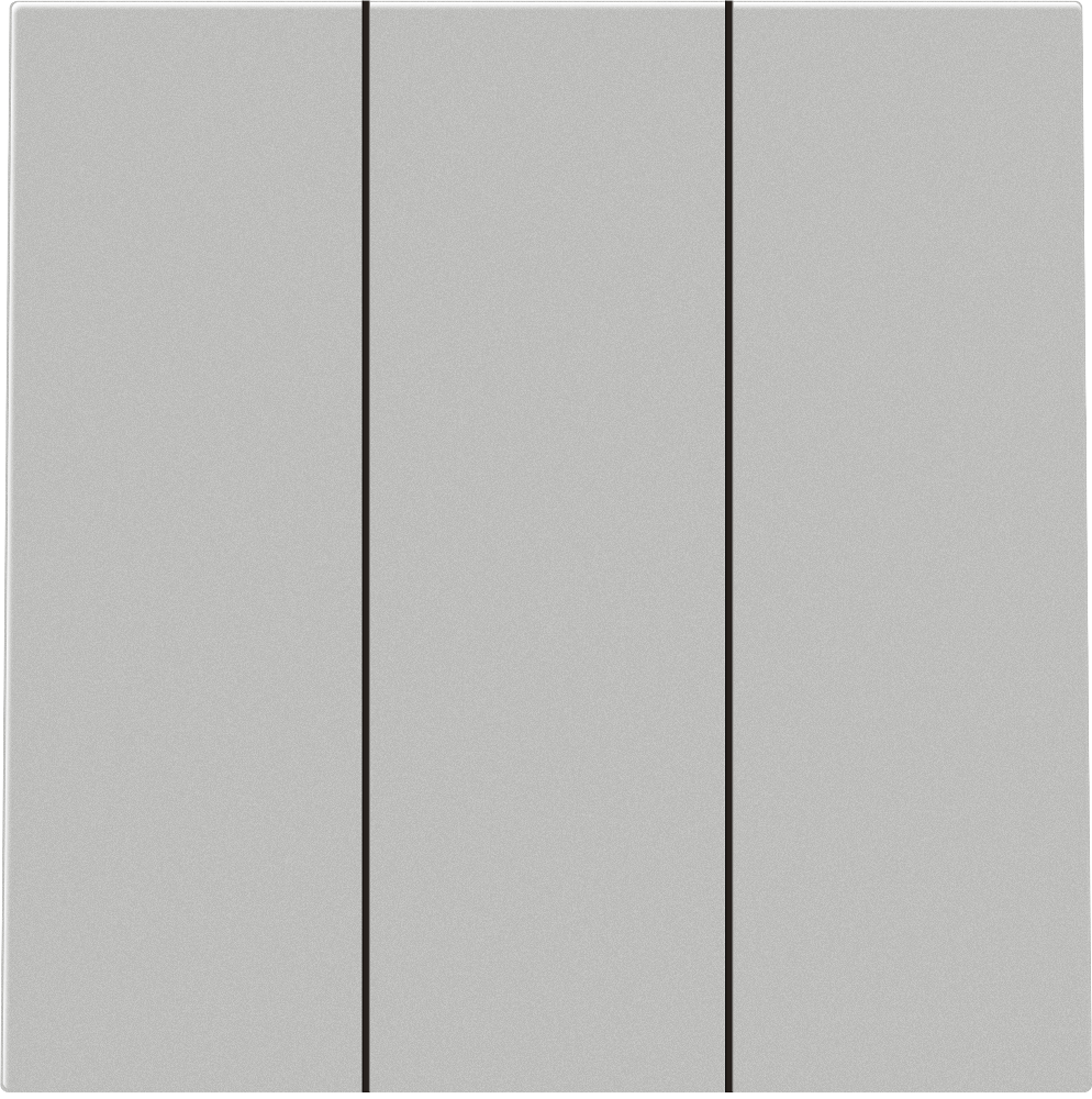 Выключатель трехклавишный встраиваемый Donel R98 Серый матовый DA28300-DA29340 — изображение 2