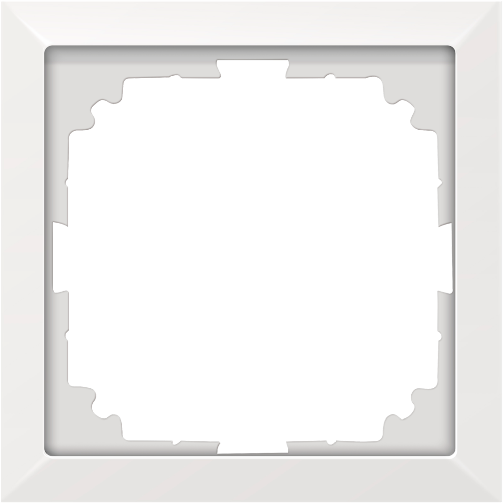 Рамка промежуточная Donel R98 для монтажа устройств Белый глянцевый DA40803