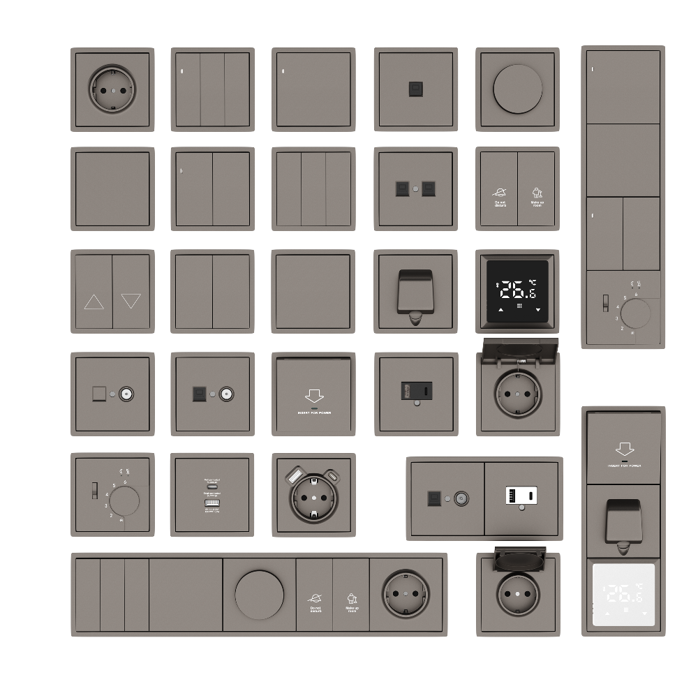 Рамка промежуточная Donel R98 для монтажа устройств Сталь матовая DA40837 — изображение 2