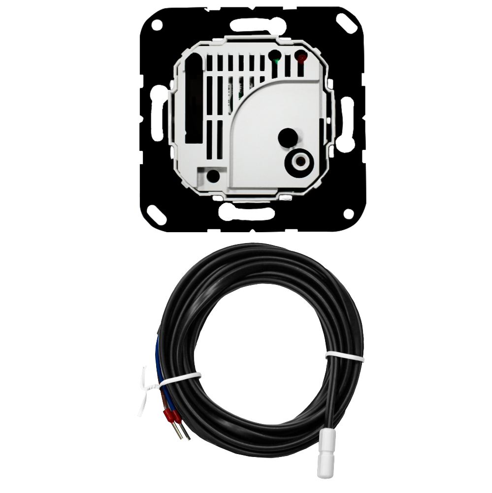 Терморегулятор механический Donel R98 с внешним датчиком пола Черный матовый DTEF231-DA14928 — изображение 4