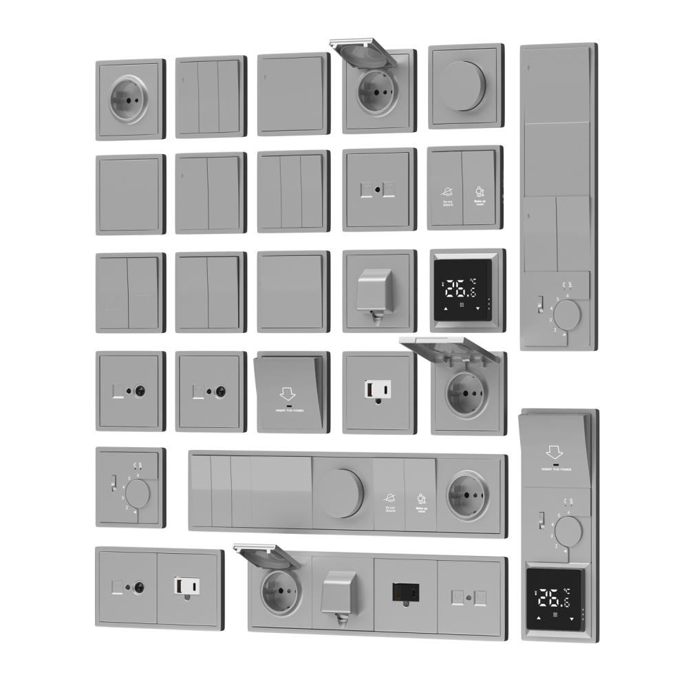 Розетка встраиваемая USB Donel R98 3.1A тип A, С Алюминий матовый DUSB3100ANC-DA27626 — изображение 2
