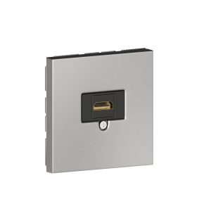 Розетка встраиваемая HDMI Donel R98 Metal 2.0a Благородная сталь STRS20A-DA276ES