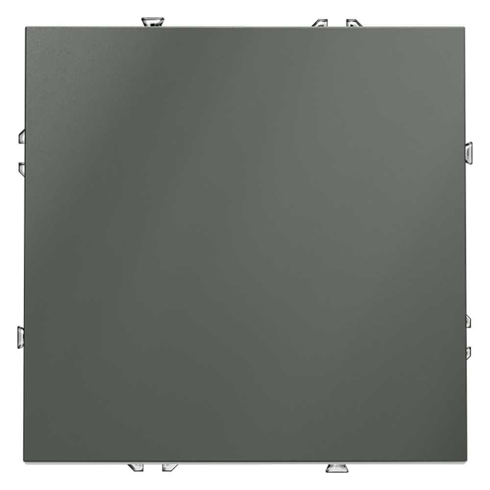 Выключатель одноклавишный встраиваемый Voltum S70 Титан VLS010106