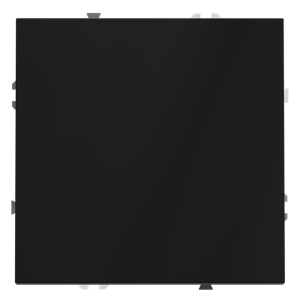 Выключатель одноклавишный встраиваемый Voltum S70 Черный матовый VLS010108