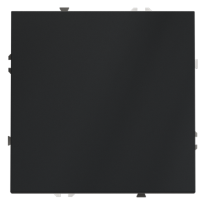 Выключатель одноклавишный встраиваемый перекрестный Voltum S70 Графит VLS010507