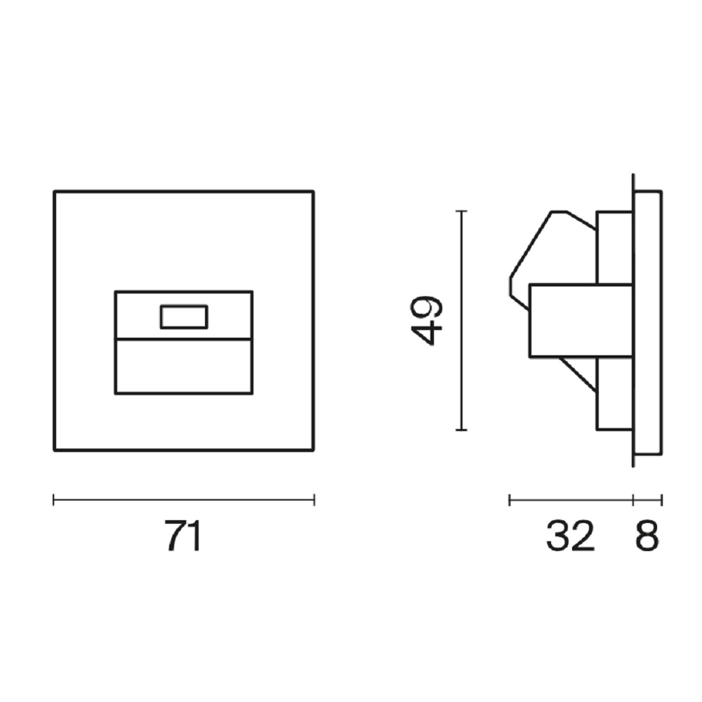 Розетка встраиваемая Ethernet Voltum S70 RJ45 cat.6 Сталь VLS060105 — изображение 6