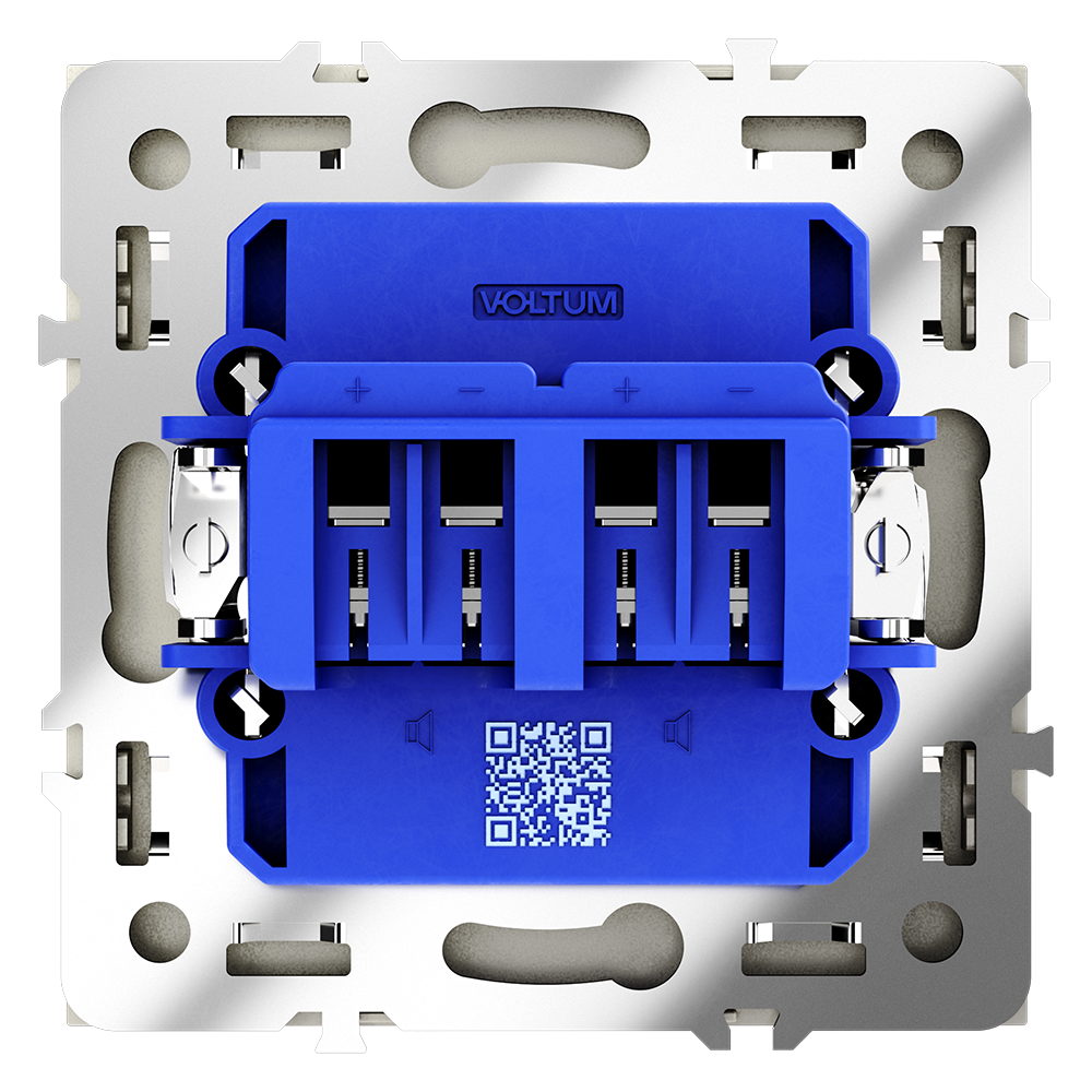 Акустическая розетка встраиваемая Voltum S70 Шелк VLS060304 — изображение 3