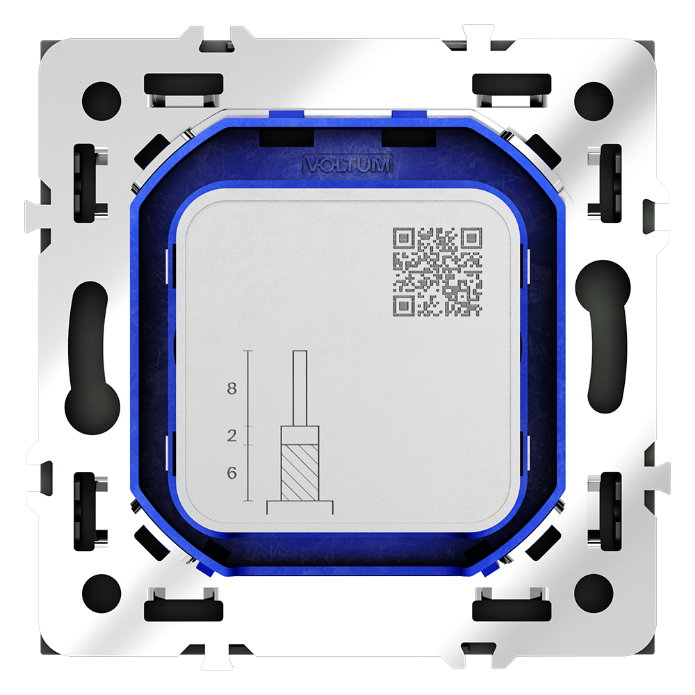 Розетка встраиваемая TV-SAT Voltum S70 оконечная Черный матовый VLS060408 — изображение 3