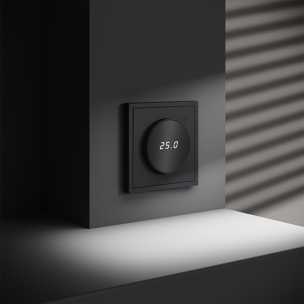 Терморегулятор электронный Voltum S70 с индикацией и датчиком, для теплого пола Графит VLS070107 — изображение 4