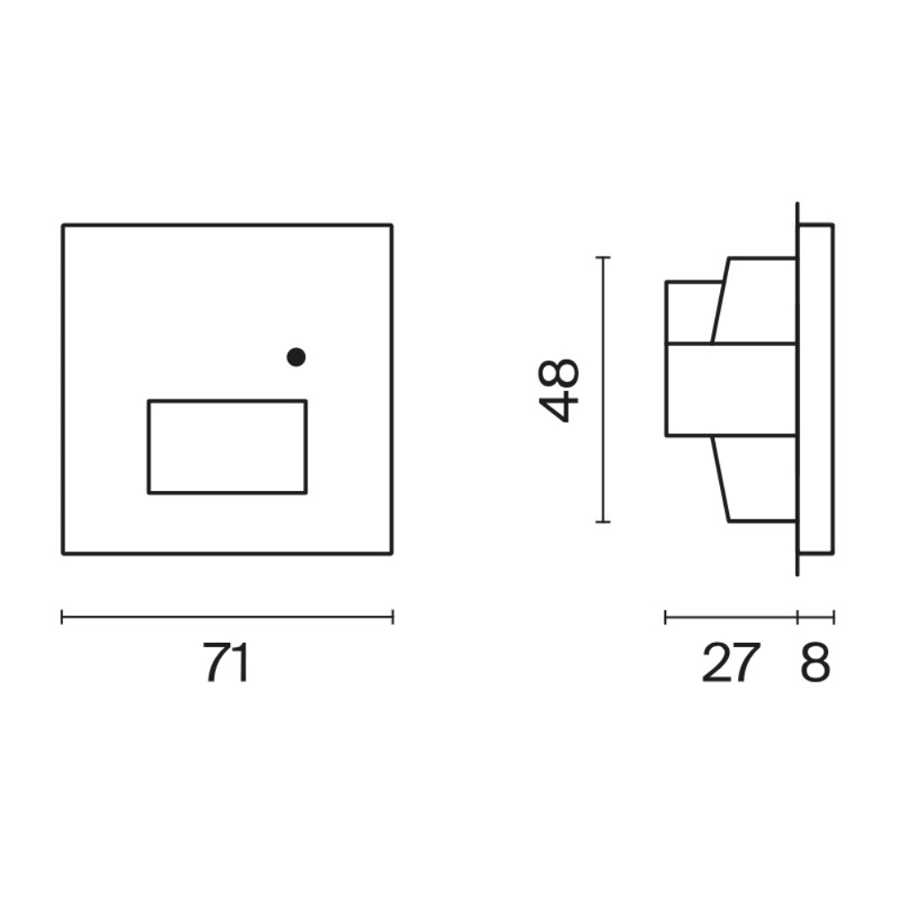 LED подсветка встраиваемая Voltum S70 Белый матовый VLS070602 — изображение 6
