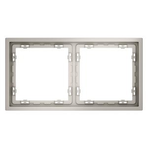 Рамка пластиковая Voltum S70 на 2 поста Кашемир глянцевый VLS100203