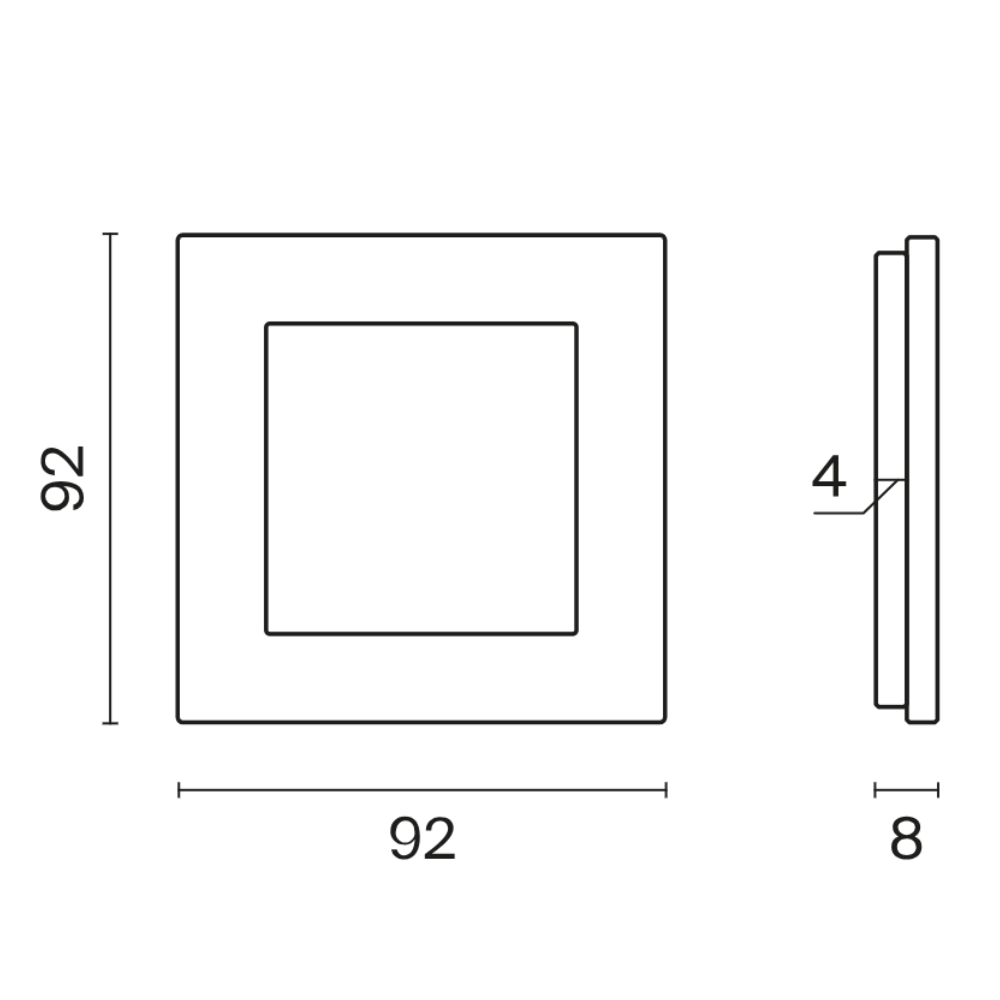 Рамка стеклянная Voltum S70 на 1 пост Черный глянцевый VLS110108 — изображение 3
